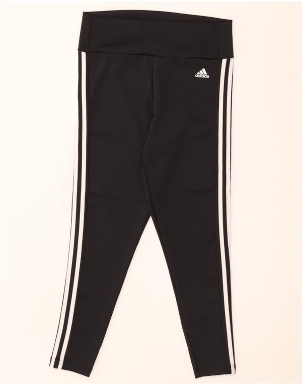 Leggings Adidas Aeroready da donna UK 16/18 Large Nero Poliestere