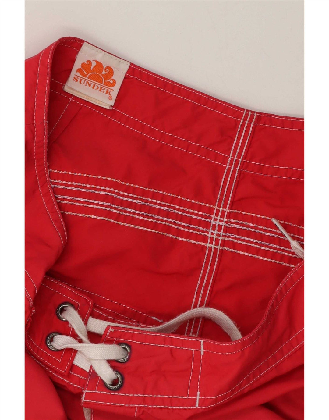 Pantaloncini da bagno da uomo Sundek nylon rosso medio