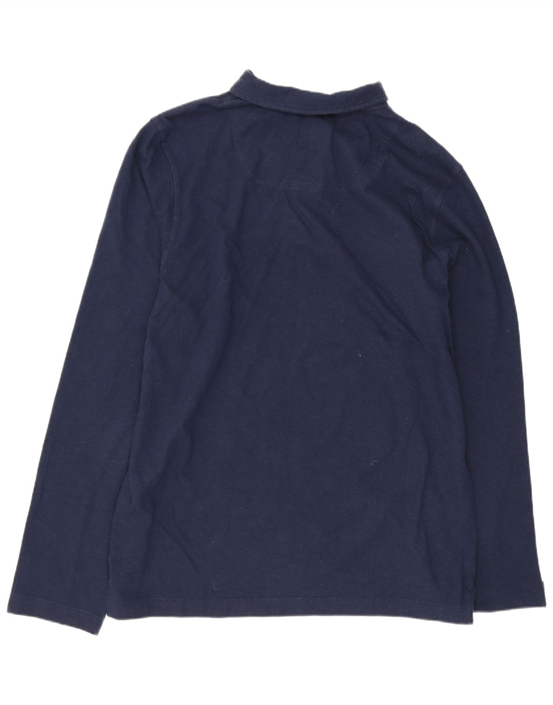 Polo Joules da uomo a maniche lunghe in cotone blu navy medio