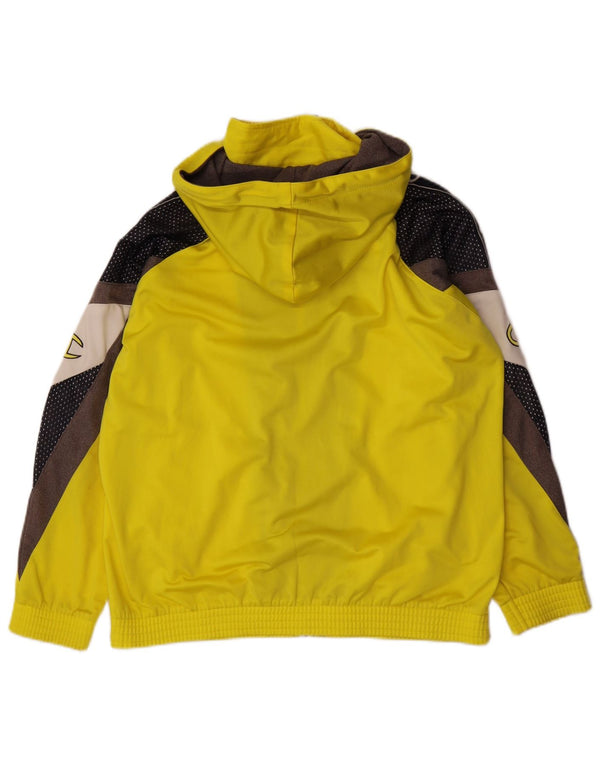 CHAMPION Boys Oversized Graphic Tracksuit Top Jacket 13-14 Years Yellow