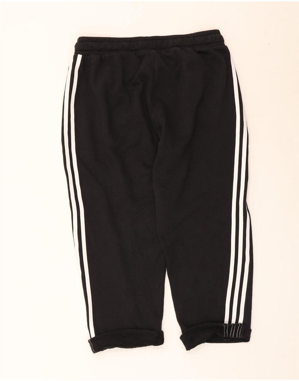 Pantaloni da tuta Adidas Capri da uomo grandi in cotone nero