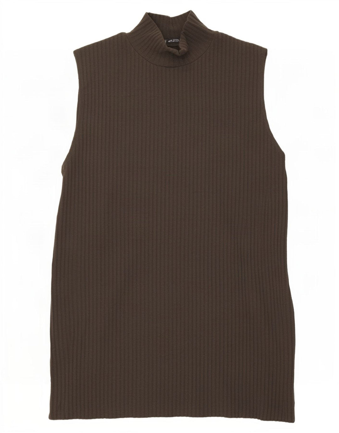 Canotta canotta da donna Zara UK 12 Poliestere marrone medio