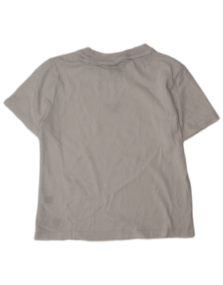 T-shirt grafica Reebok per ragazzi 6-7 anni in cotone bianco