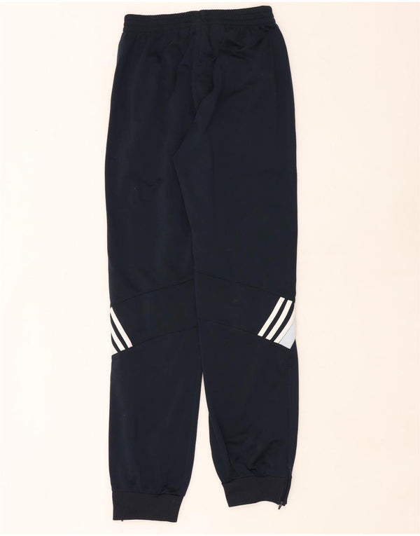 Pantaloni da tuta da ragazzo Adidas Joggers 15-16 anni in poliestere blu navy