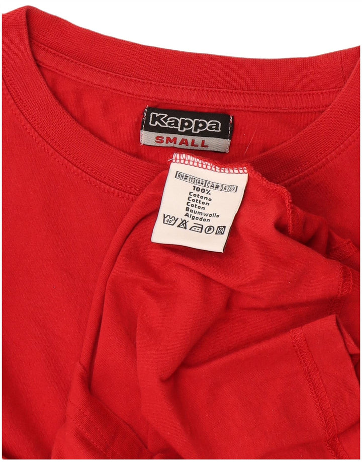 T-shirt uomo Kappa Top Small rossa in cotone