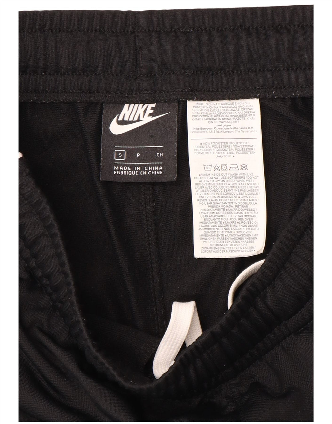 Pantaloni da tuta da uomo NIKE Joggers piccoli in poliestere nero