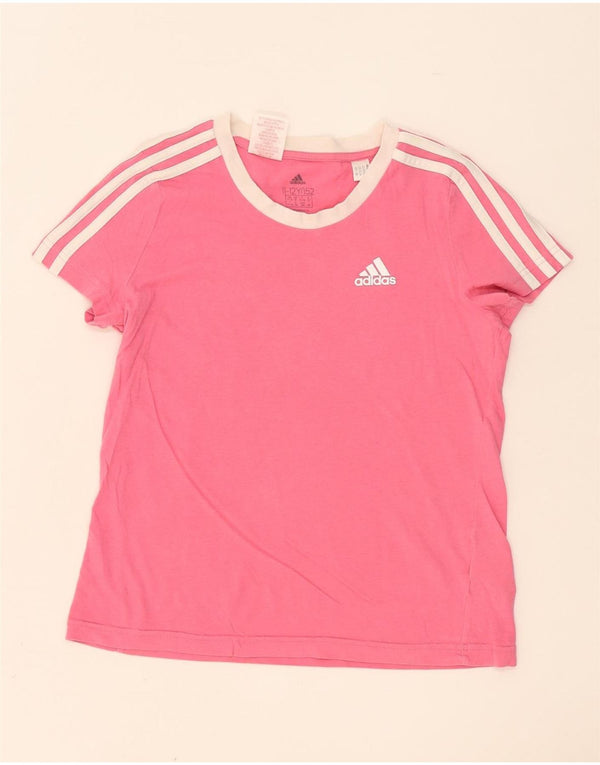 Maglietta Adidas Bambina Top 11-12 Anni Cotone Rosa