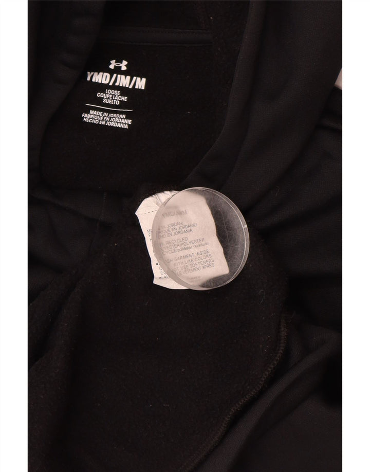 Maglione con cappuccio grafico ampio per ragazze UNDER ARMOUR 9-10 anni medio nero