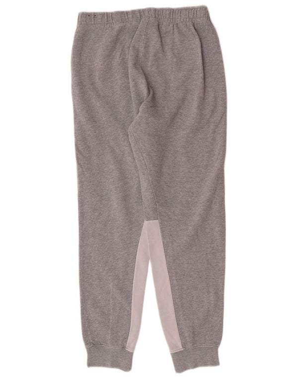 Pantaloni da tuta da donna Nike Joggers UK 10 Small Grigio Colourblock Cotone