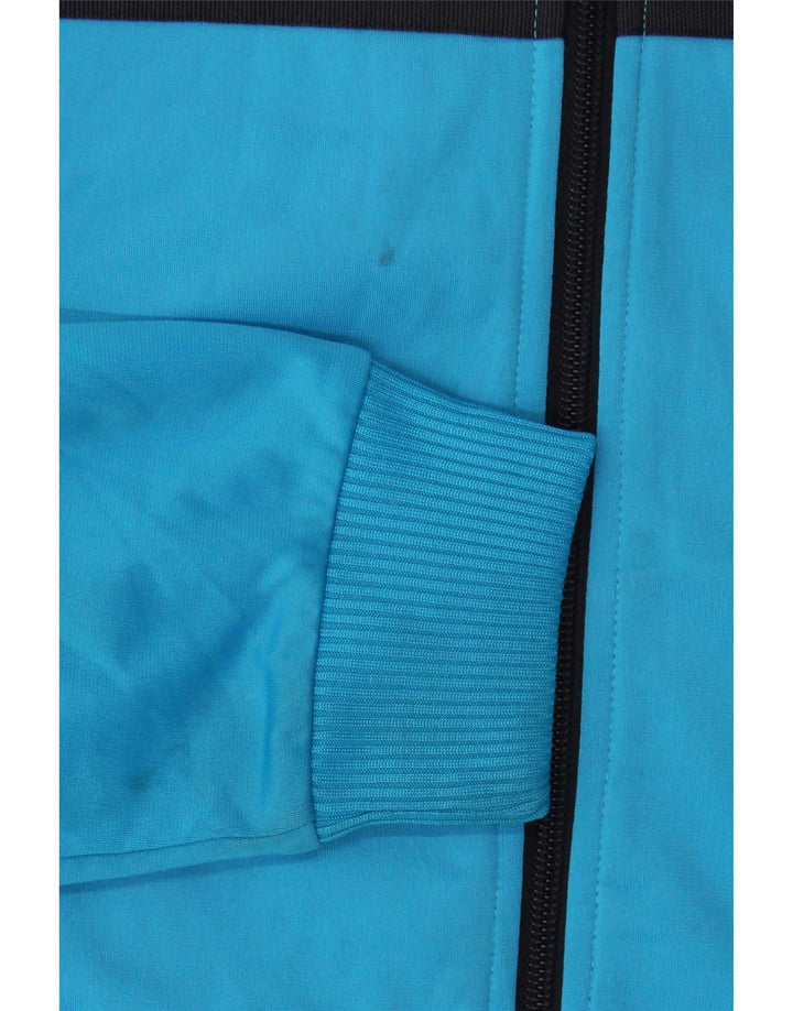Giacca da tuta da ragazzo Puma 11-12 anni in poliestere color block blu