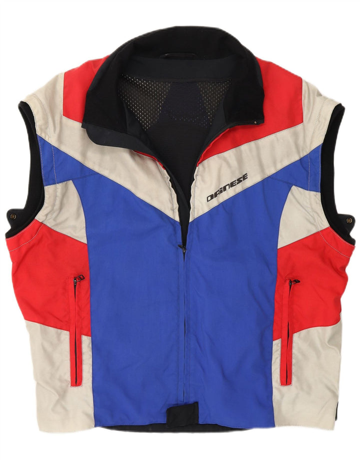 Gilet da motociclista grafico da uomo Dainese IT 56 XL Colourblock multicolore