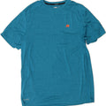 RUSSELL ATHLETIC Mens T-Shirt Top Large Blue Polyester Vintage Russell Athletic and Second-Hand Russell Athletic from Messina Hembry 