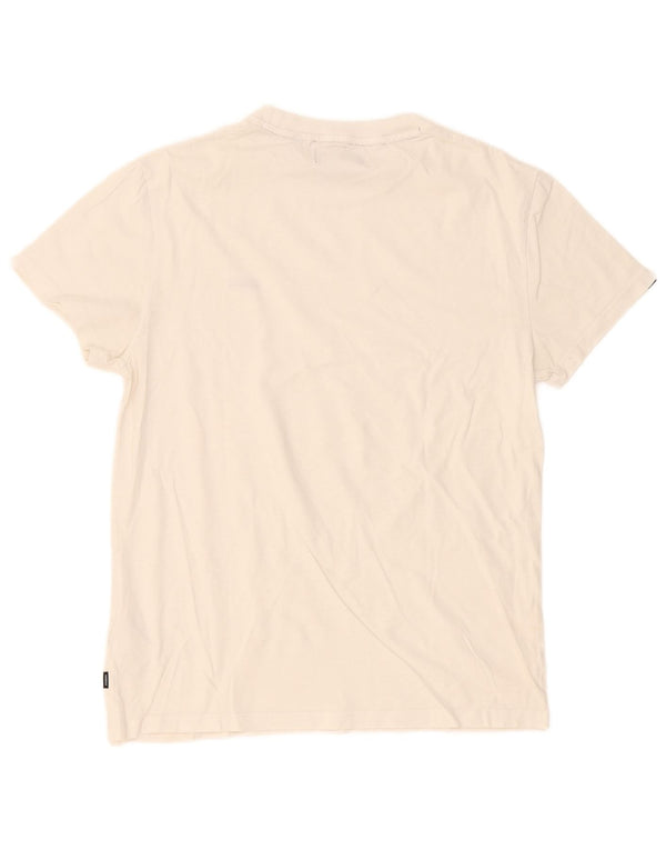 T-shirt da uomo Superdry Top grande in cotone bianco