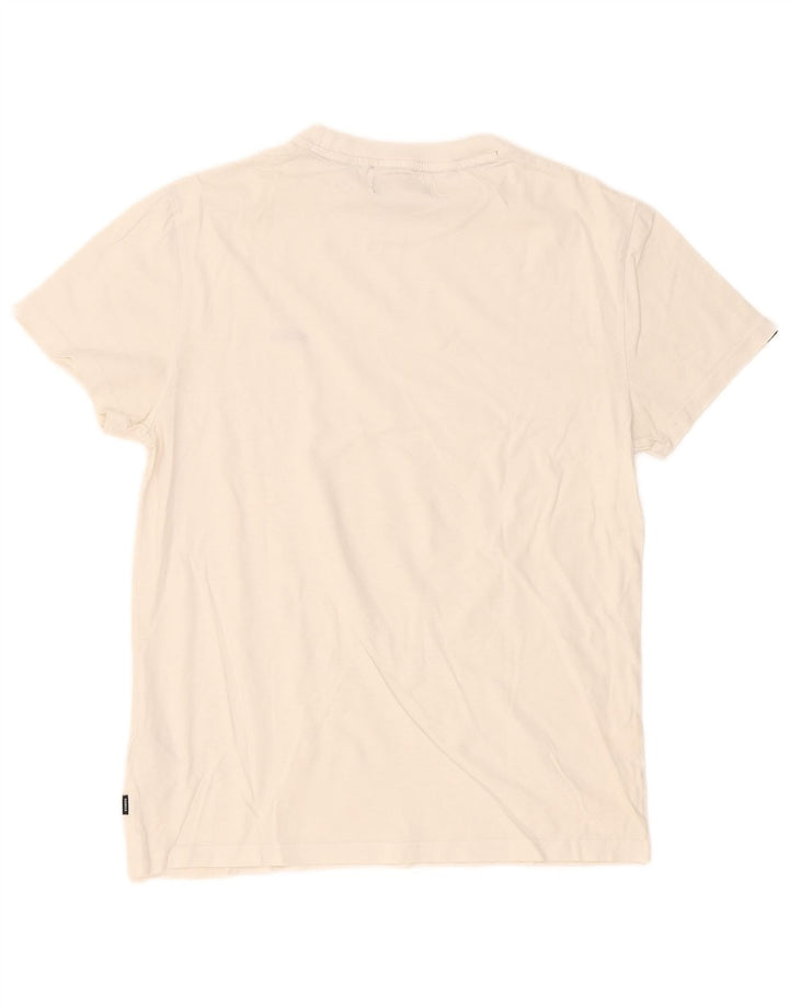 T-shirt da uomo Superdry Top grande in cotone bianco