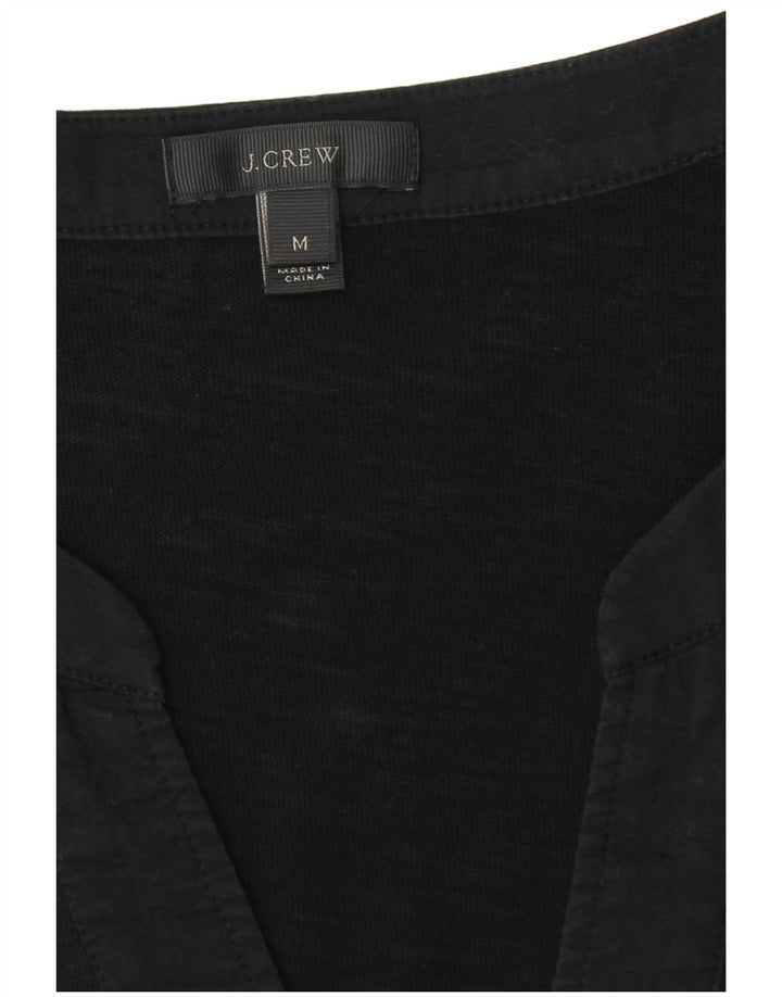 Abito a tunica con maniche a 3/4 da donna J. Crew UK 14 cotone nero medio