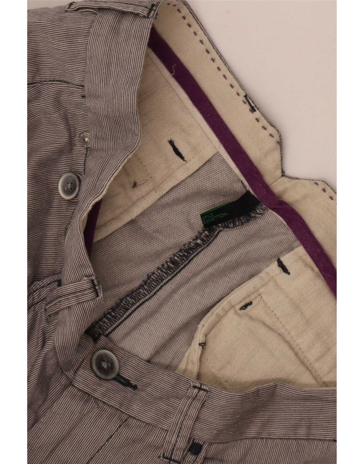 Benetton Pantaloncini casual da uomo medi W32 Grigio