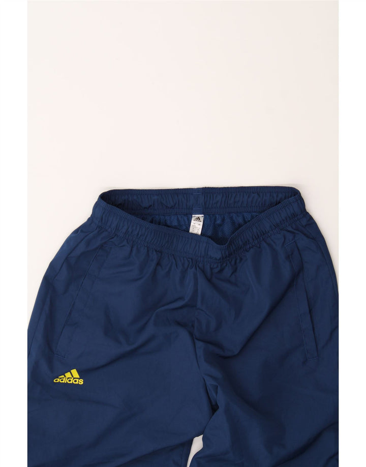 ADIDAS Mens Tracksuit Trousers XS  Navy Blue Polyester Vintage Adidas and Second-Hand Adidas from Messina Hembry 