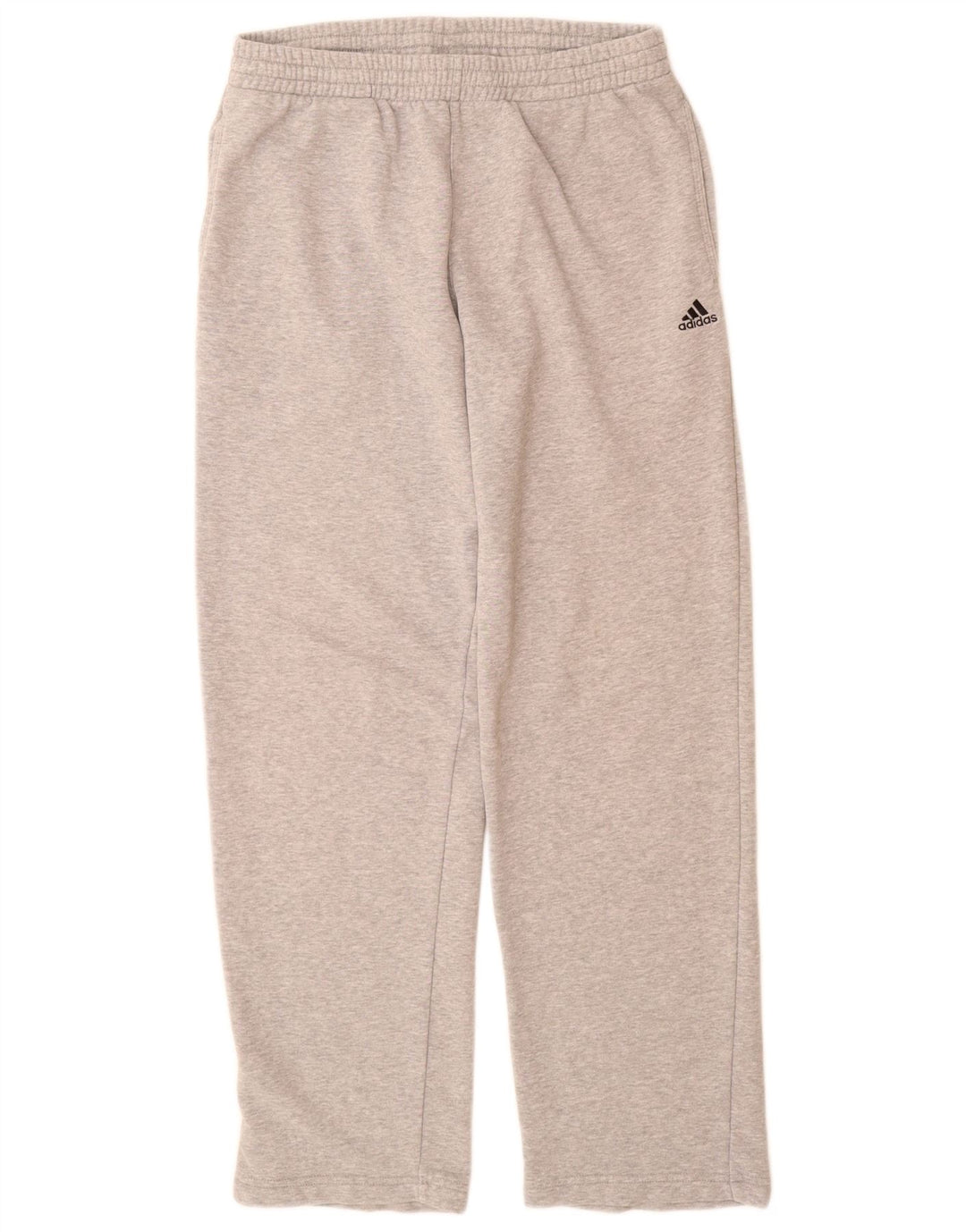 Pantaloni da tuta da uomo Adidas in cotone mélange grigio medio