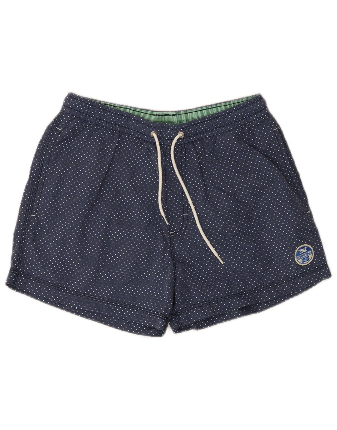 Pantaloncini da bagno da uomo North Sails medio blu navy maculato in poliammide