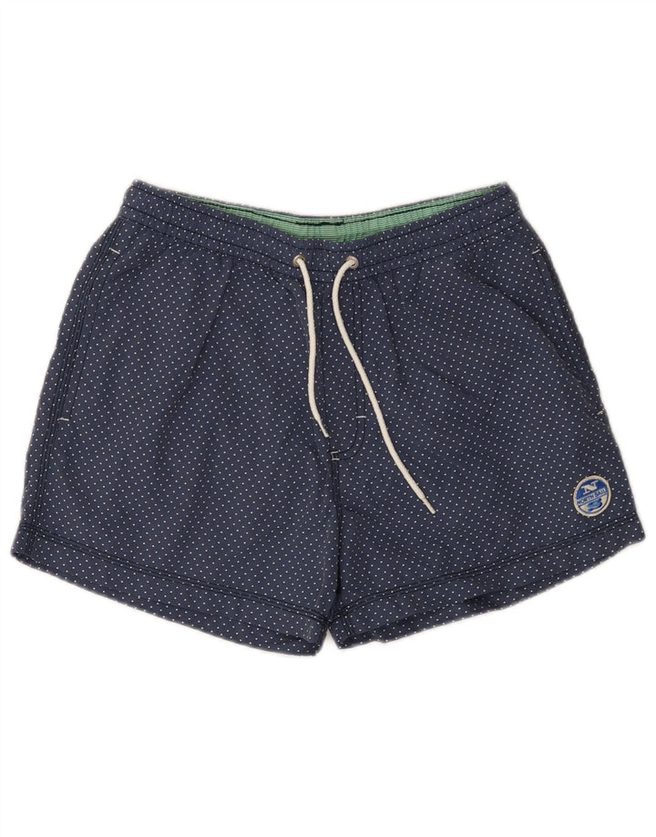 Pantaloncini da bagno da uomo North Sails medio blu navy maculato in poliammide