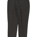 Pantaloni da abito corti da donna Marks & Spencer UK 12 medi W34 L26 quadri grigi