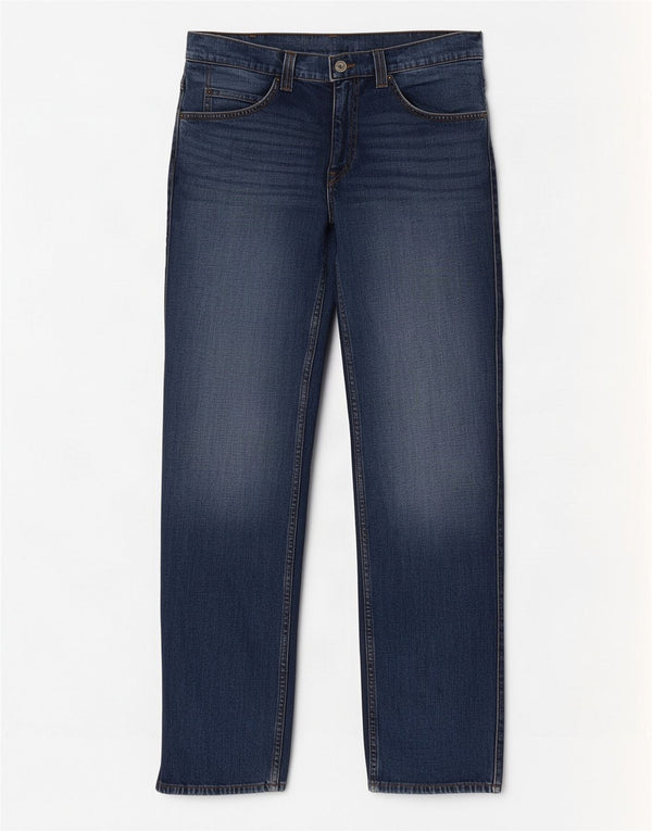 Mustang Mens Straight Jeans W32 L31 Navy Blue