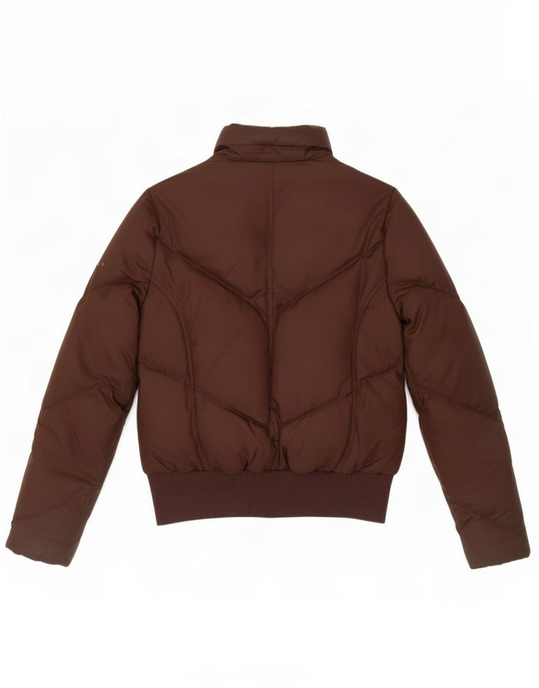 Giacca imbottita bomber da donna Tommy Hilfiger UK 10 piccola poliestere marrone
