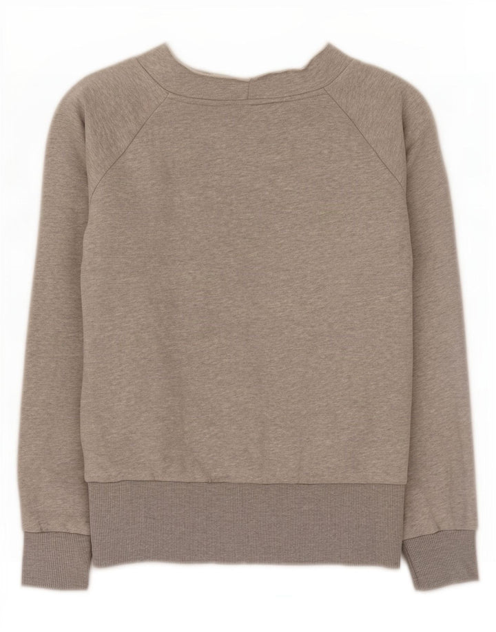 Felpa da donna Puma Jumper UK 14 Cotone screziato grigio medio