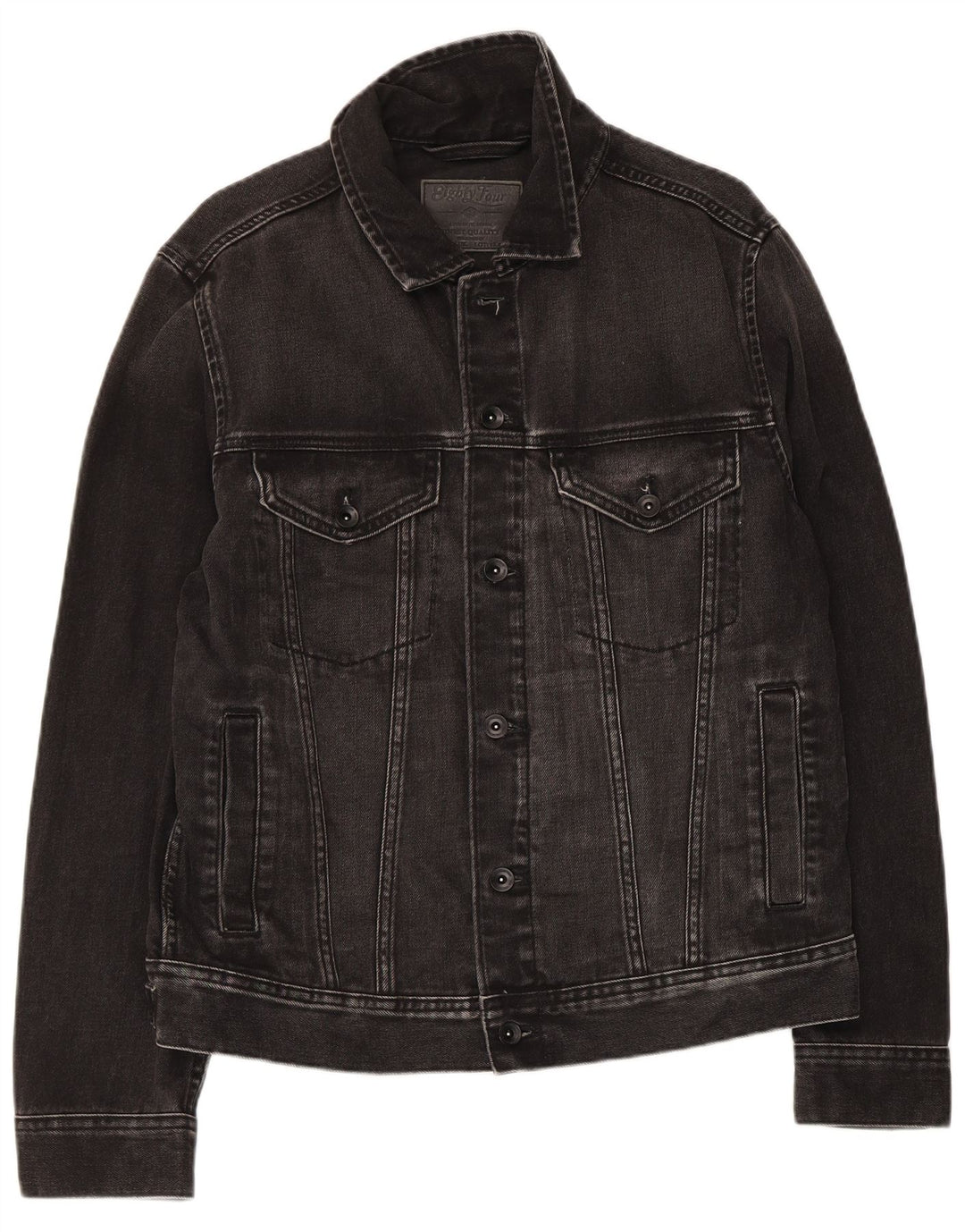 Giacca di jeans da uomo Marks & Spencer UK 38 cotone nero medio