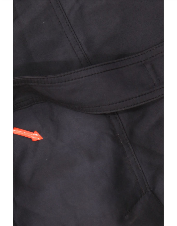 Trench da uomo Zara UK 40 grande poliestere blu navy