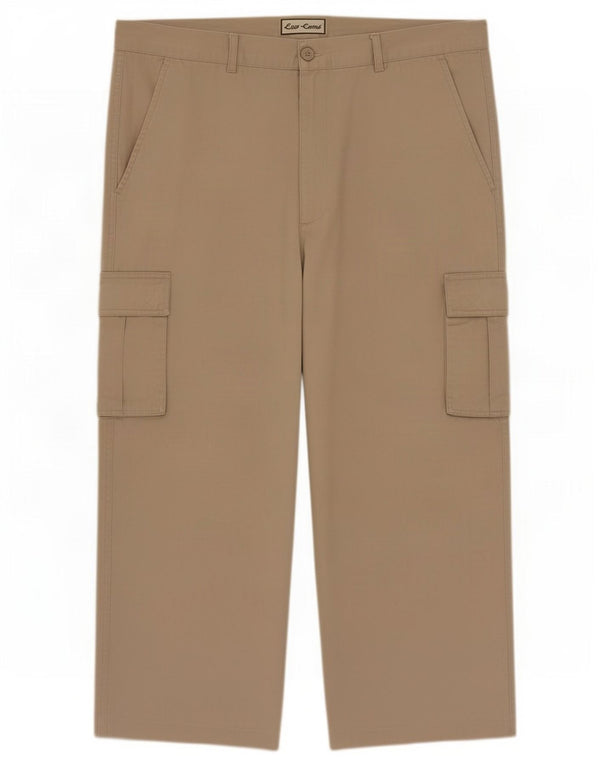 ESSE EMME Pantaloni cargo dritti da uomo IT 54 2XL W36 L26 Cotone beige