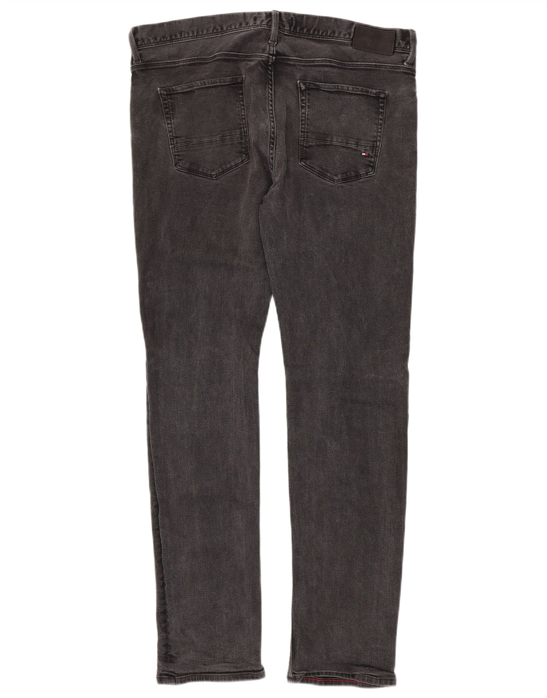 Tommy Hilfiger Uomo Denton Straight Jeans W36 L34 Cotone Grigio