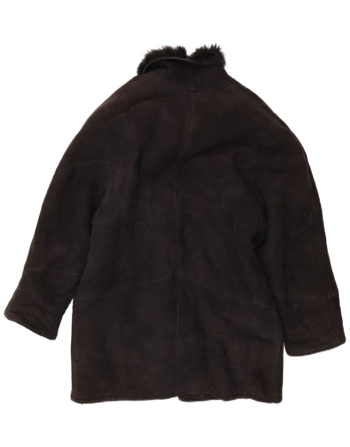 Cappotto in shearling da donna VINTAGE IT 42 Shearling medio nero