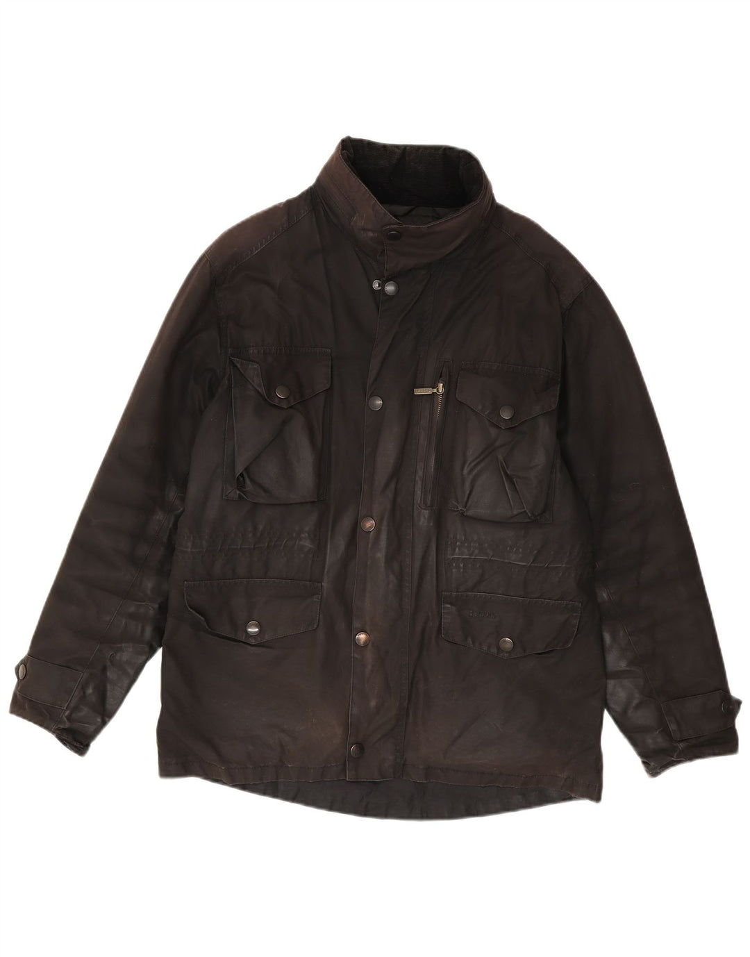 BARBOUR Giacca da uomo in cotone cerato UK 38 Marrone medio