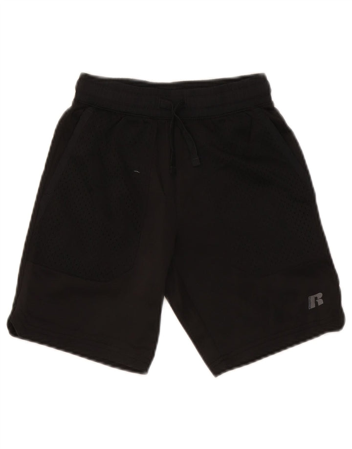 Pantaloncini sportivi da ragazzo Russell Athletic 6-7 anni piccoli neri