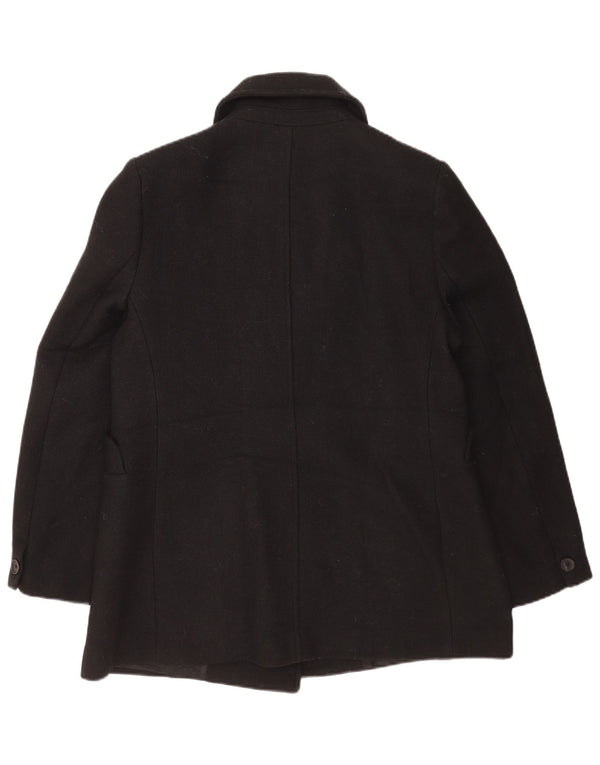 Cappotto da marinaio da donna Zara UK 18 XL in lana nera