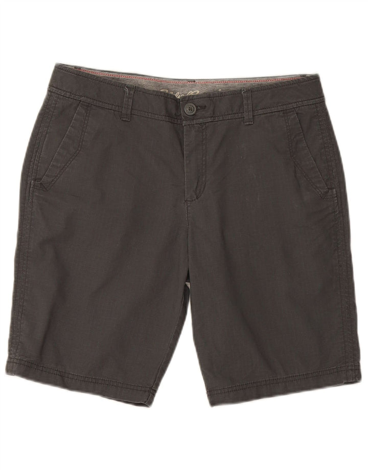 Pantaloncini chino da donna EDDIE BAUER US 8 medi W32 cotone grigio