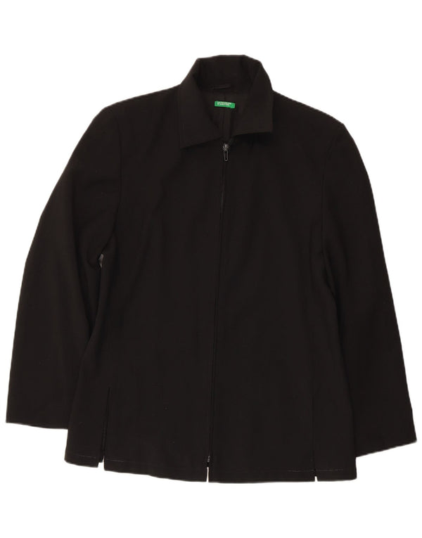 Giacca blazer da donna BENETTON UK 12 media nera