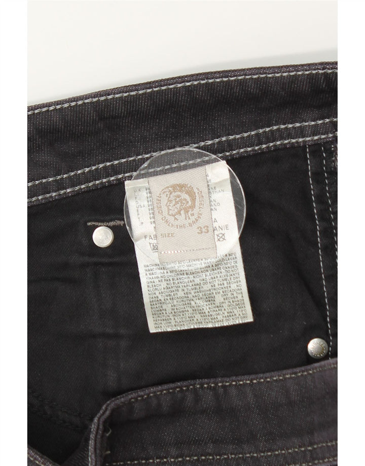 Jeans dritti da uomo DIESEL W33 L30 cotone grigio