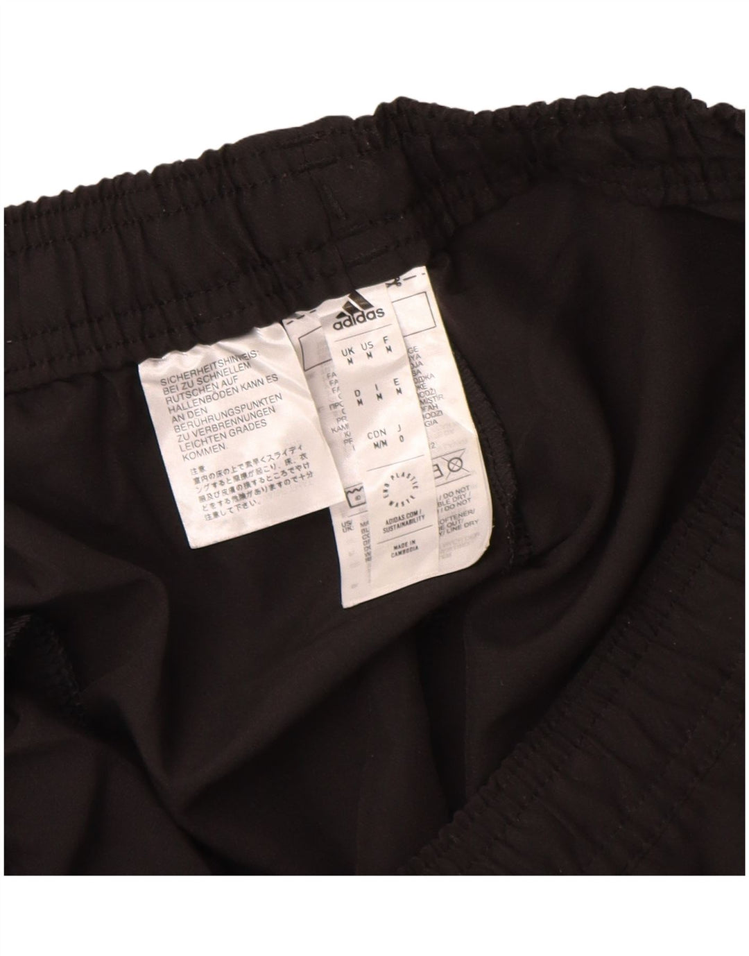 Pantaloni da tuta Adidas Aeroready da uomo in poliestere nero medio