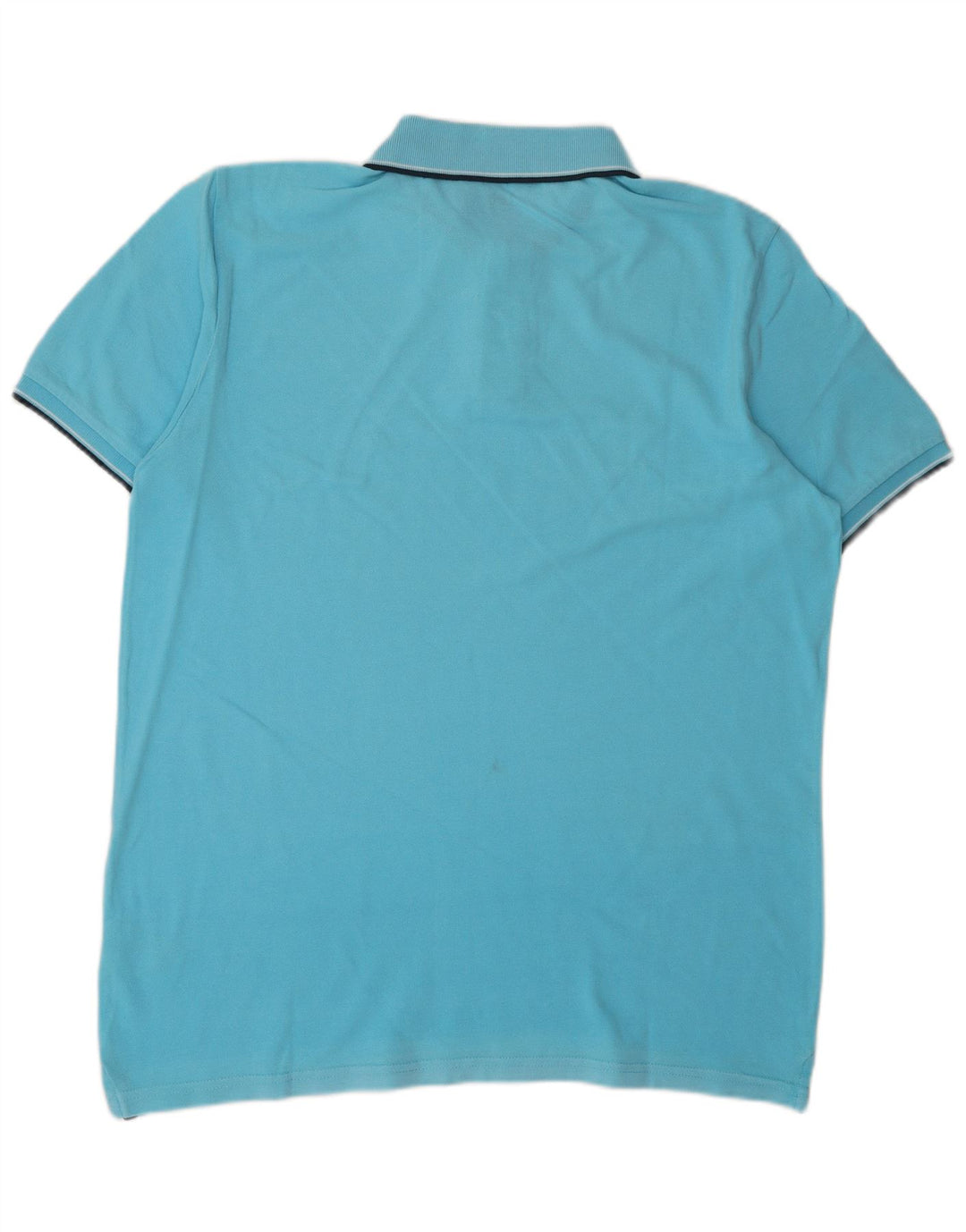 Polo Lee da uomo vestibilità regolare, taglia grande, in cotone blu