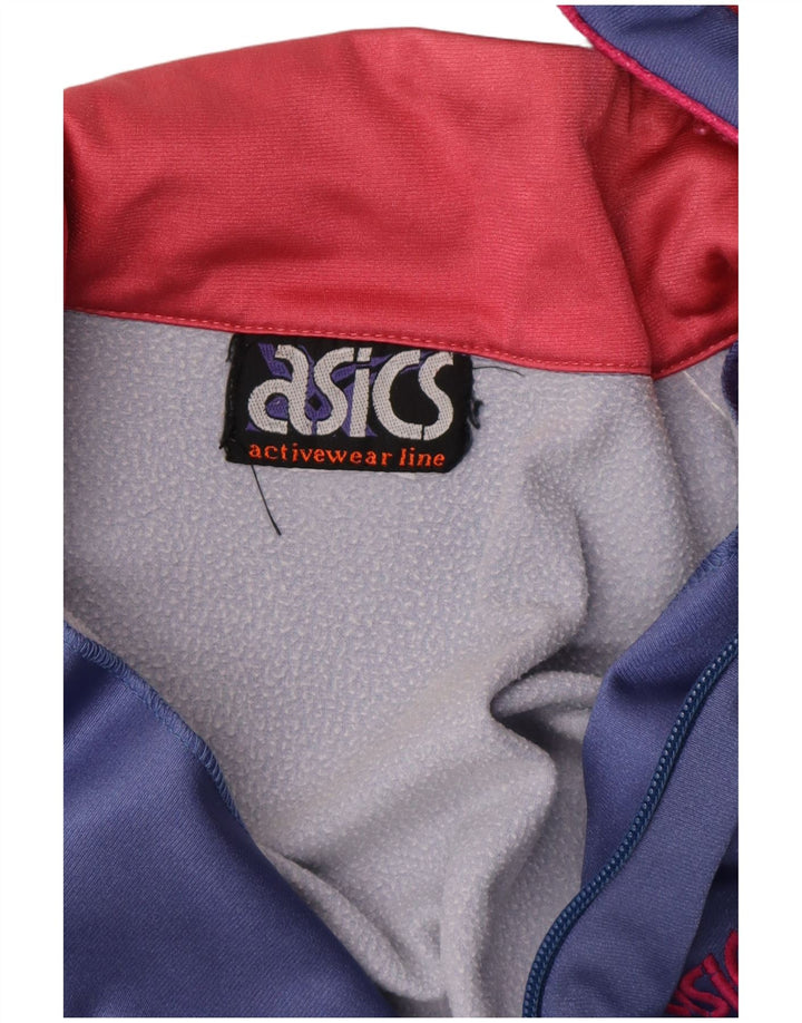 Tuta intera ASICS Graphic da uomo, blu medio a righe