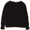 Maglione maglione con scollo a barca da donna Gas UK 8 piccolo nero