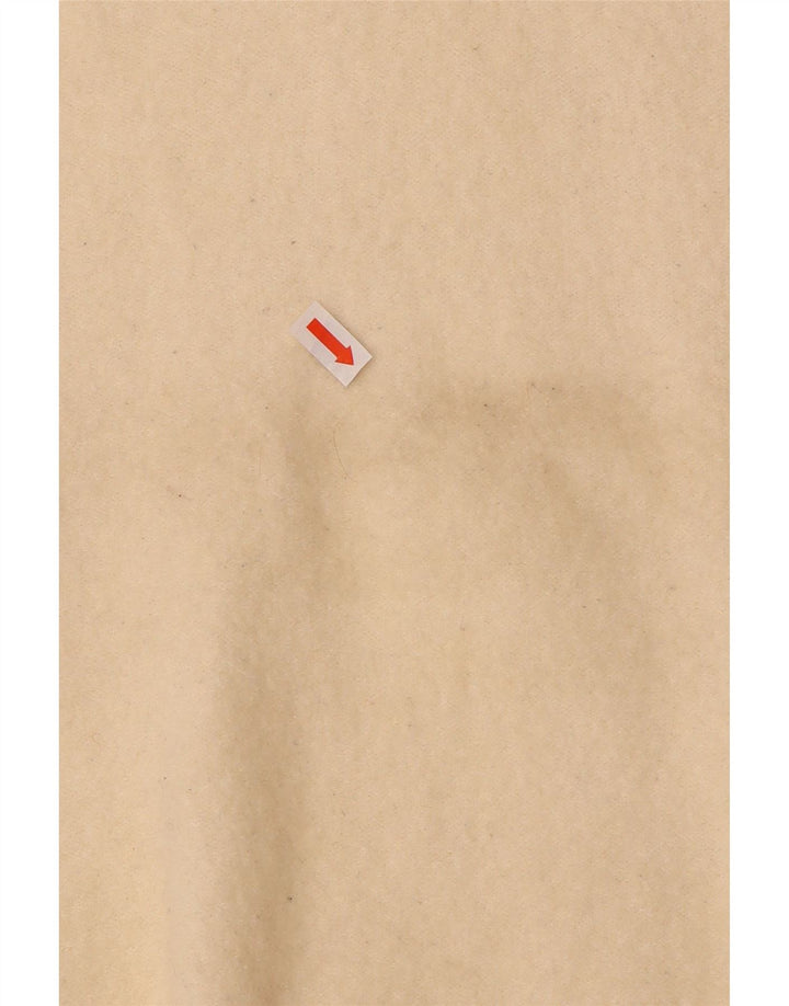 Maglione maglione oversize con scollo a V da donna All Saints UK 14 Lana beige medio