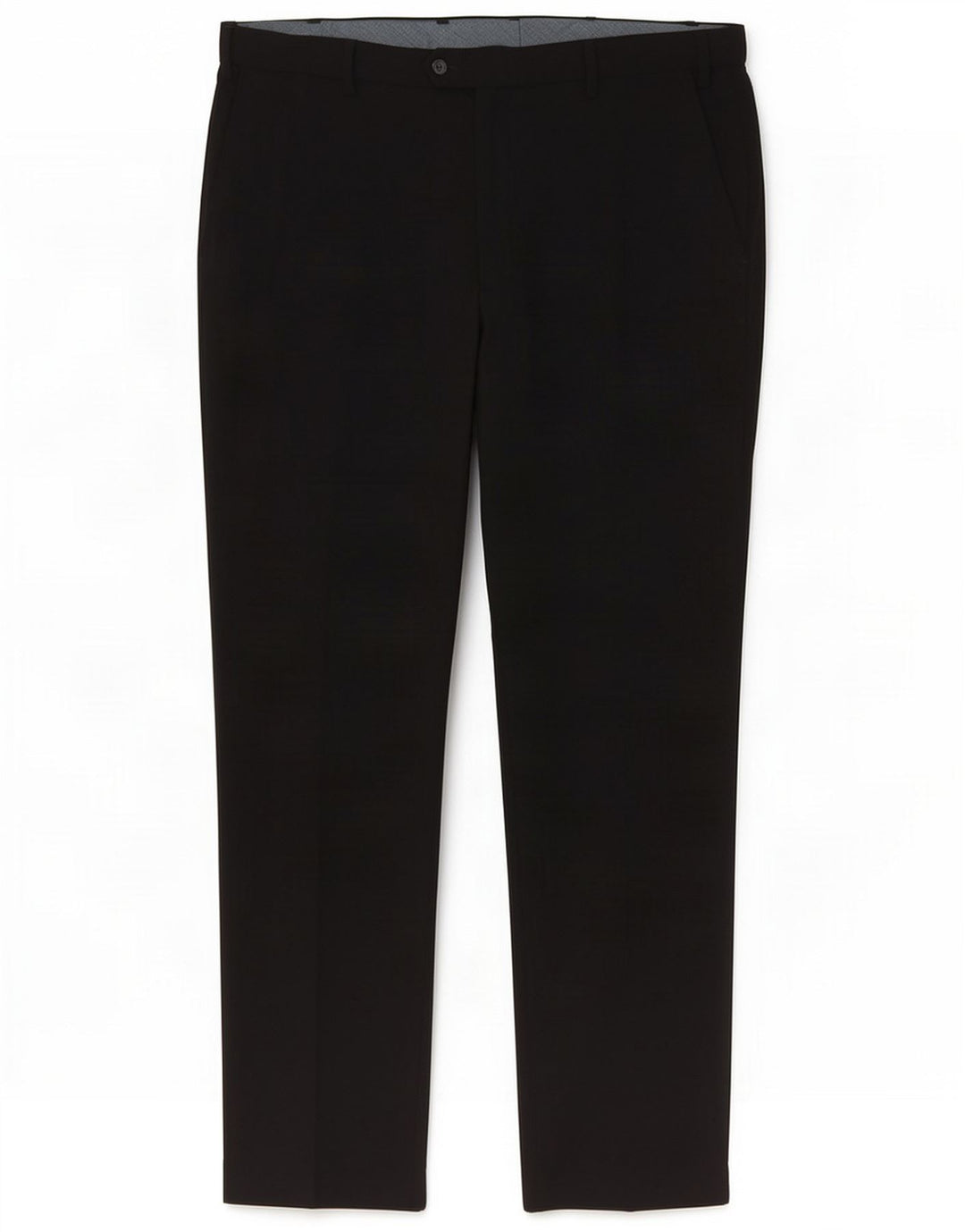 Marks & Spencer Pantaloni da abito vestibilità regular da uomo W38 L31 Poliestere nero