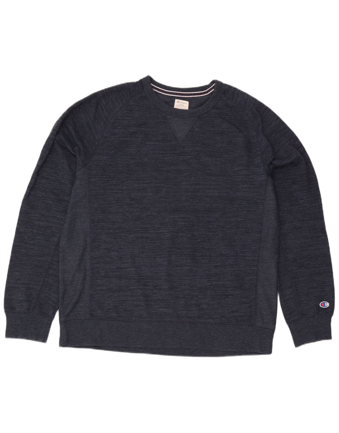 Felpa da uomo Champion Jumper 2XL Cotone screziato blu navy
