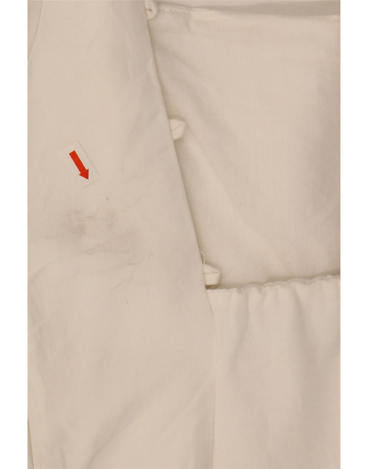 Abito tubino Zara da donna UK 8 piccolo in viscosa bianca
