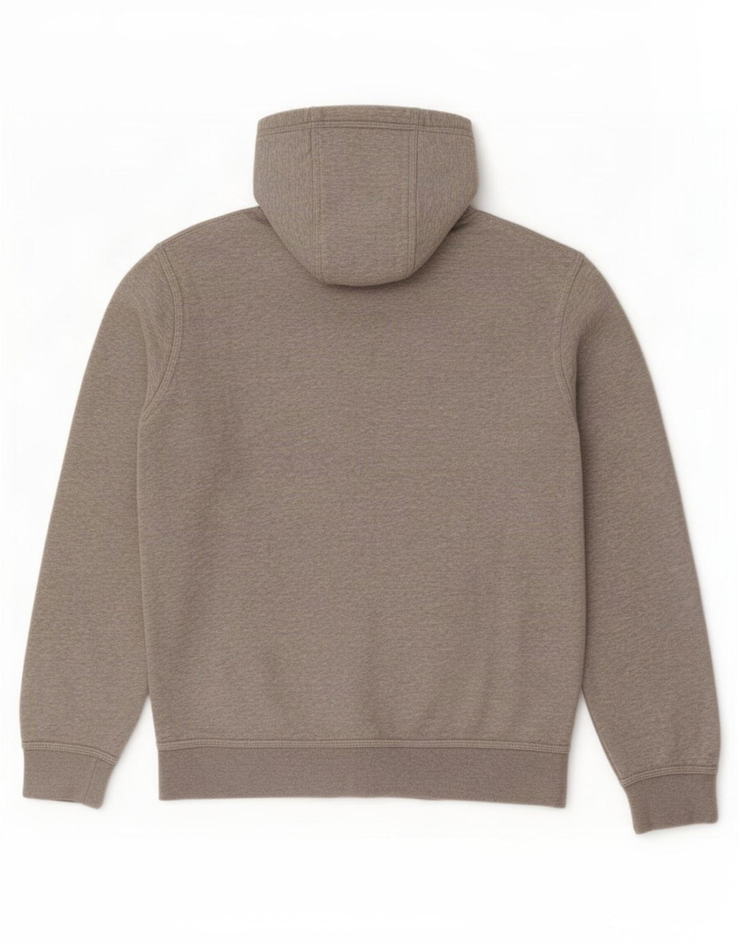 Felpa con cappuccio e zip Nike da uomo, piccola, in cotone grigio screziato