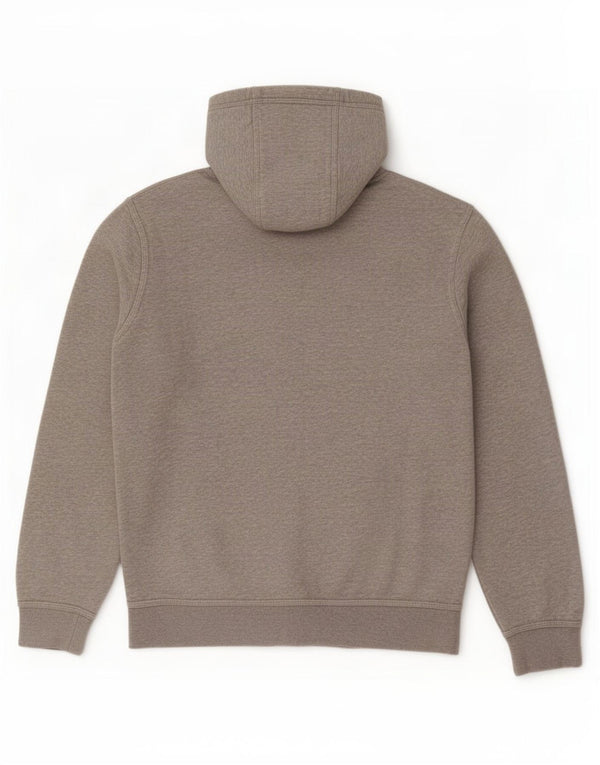 Felpa con cappuccio e zip Nike da uomo, piccola, in cotone grigio screziato