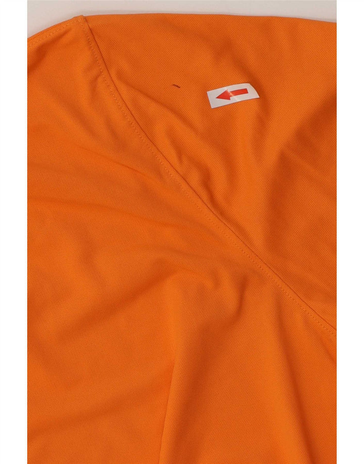 Polo da uomo Slam 4XL arancione in poliammide